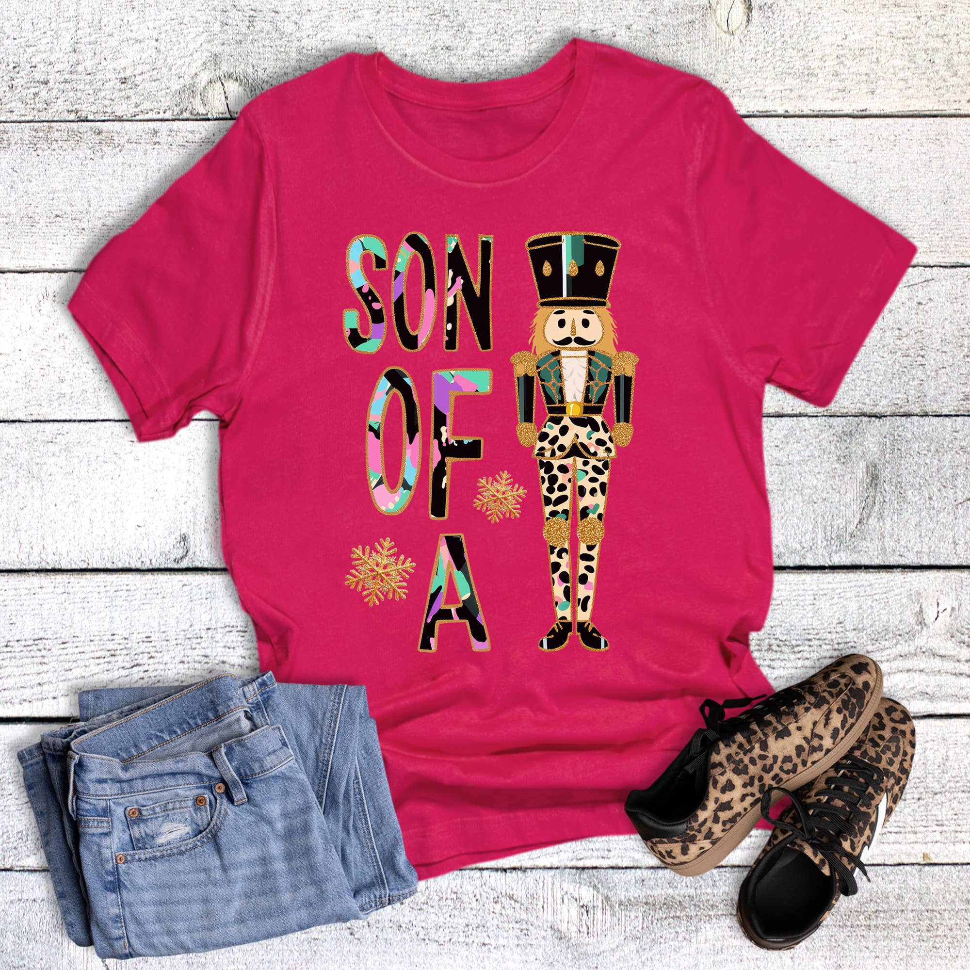 Christmas Funny Son of A Nutcracker Graphic Tee