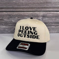 I Love Peeing Outside Embroidered Otto Hat – 208Tees