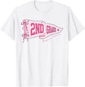 Second Grade Dream Team Pennant Flag Back to School Teacher T-Shirt