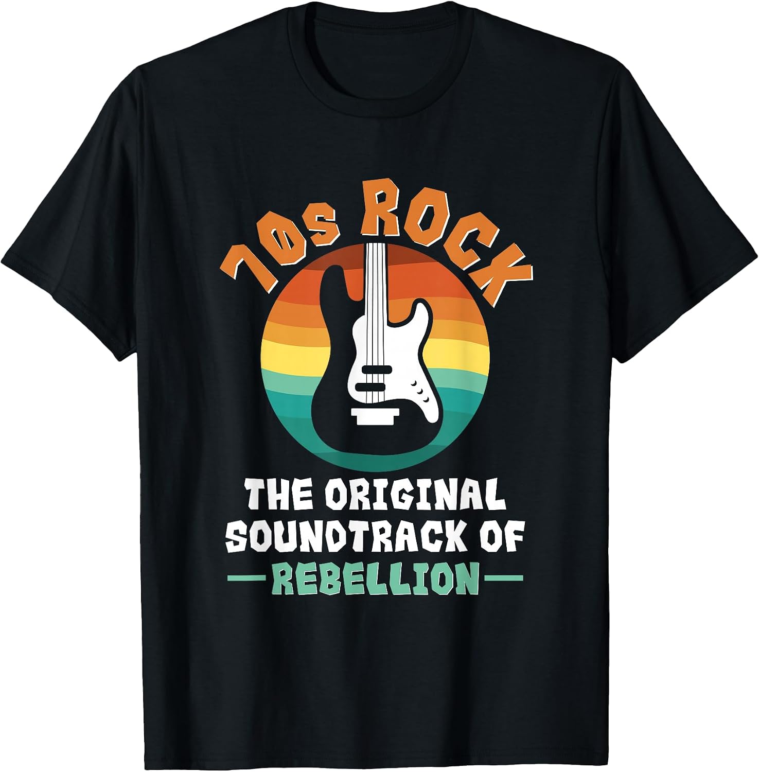 Vintage 70s Rock Music Guitar Festival Vinyl Collector T-Shirt