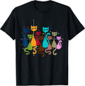Classic Art Kitten Lover Vintage Artwork Cute Cat T-Shirt