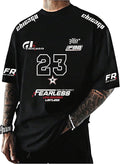 Men's Number Graphic Jersey Shirt Racing Short Sleeve Shirts Summer Vintage Y2K Streetwear T Shirts