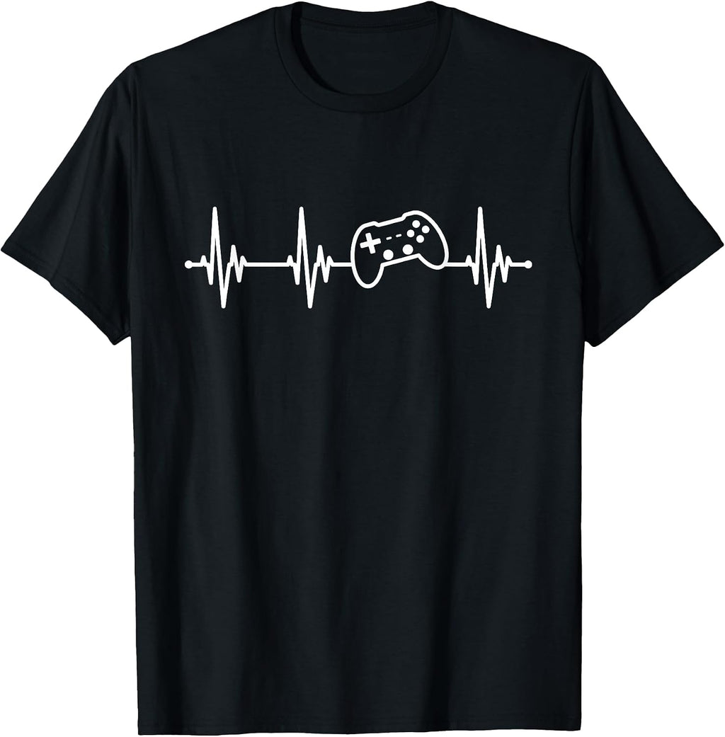 Heartbeat Gaming Controller Gamepad Gamer T-Shirt