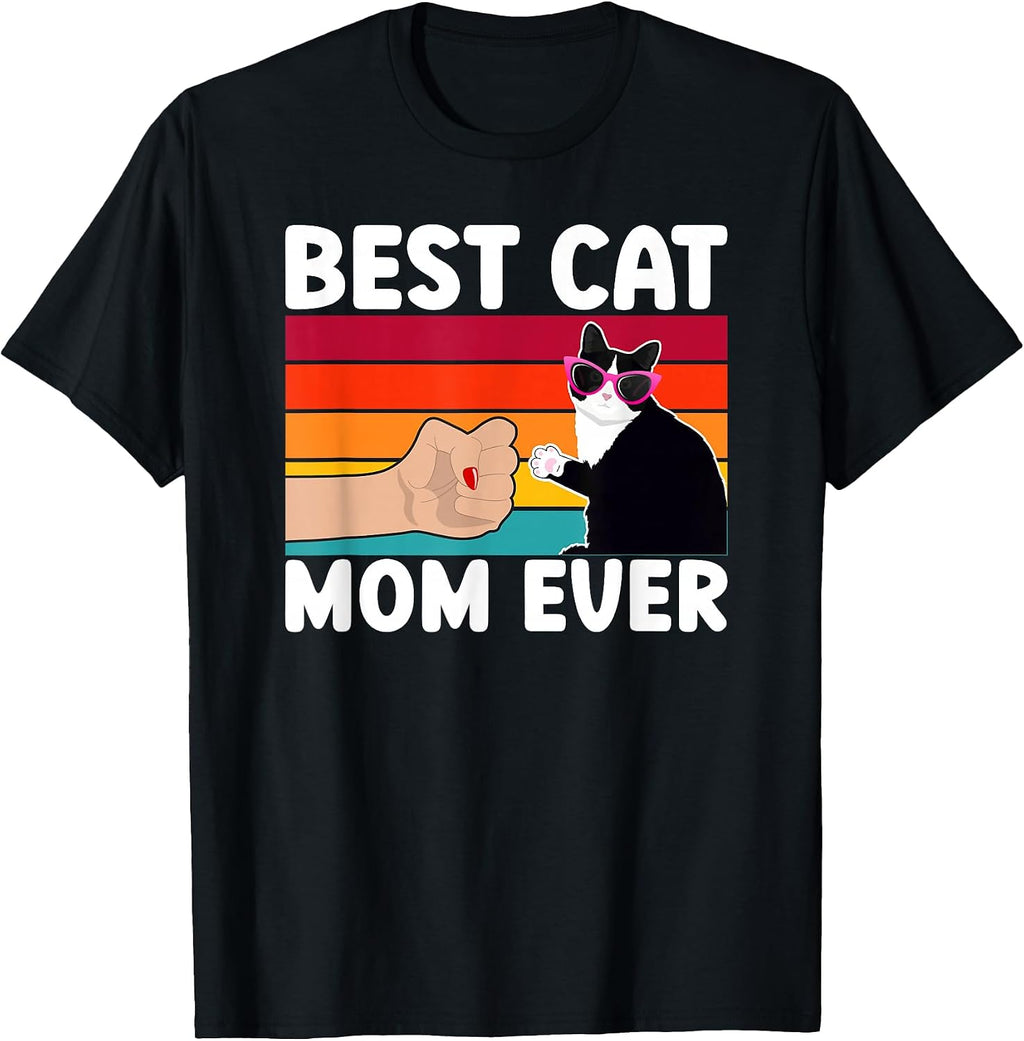 Tuxedo Cat Mom Tuxedo Cat Lover Tuxedo Cat Owner T-Shirt
