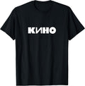 "Kino" Viktor Tsoi Russian Rock Music Band T-Shirt