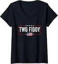Women's Two Fiddy 2 Fiddy V-Neck T-Shirt