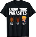 Know Your Parasites AntiTrump Funny TICK Resist T-Shirt