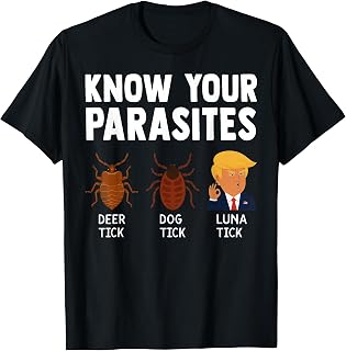 Know Your Parasites AntiTrump Funny TICK Resist T-Shirt