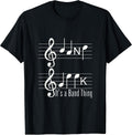 Musicians Band Geek Music Notes Spelling Funny T Shirt T-Shirt