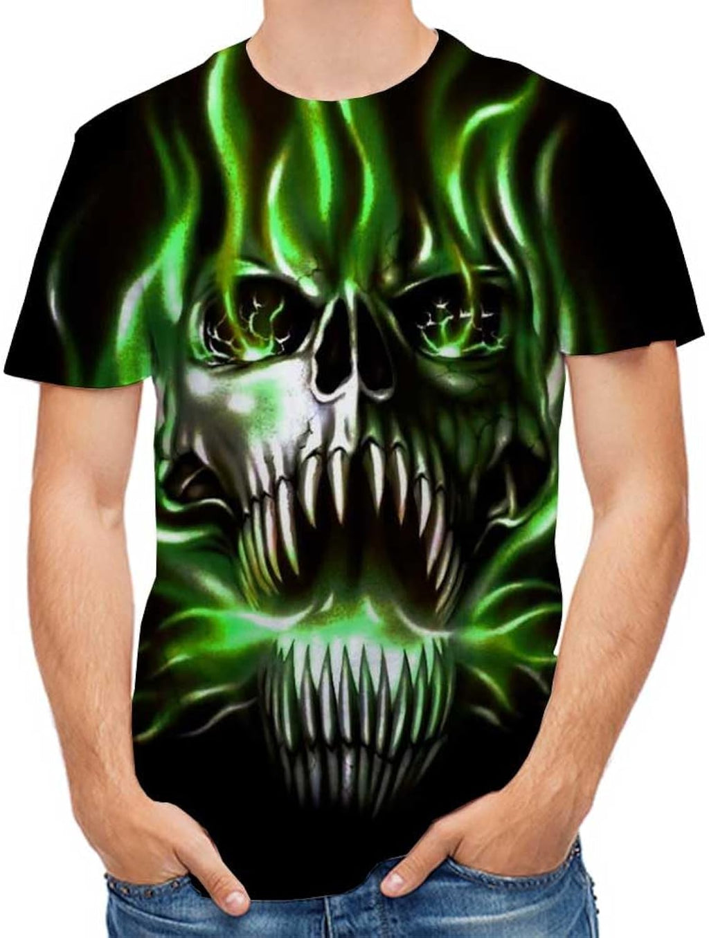 Men's Tees-Soft Fitted Cool Design Graphic T Shirt