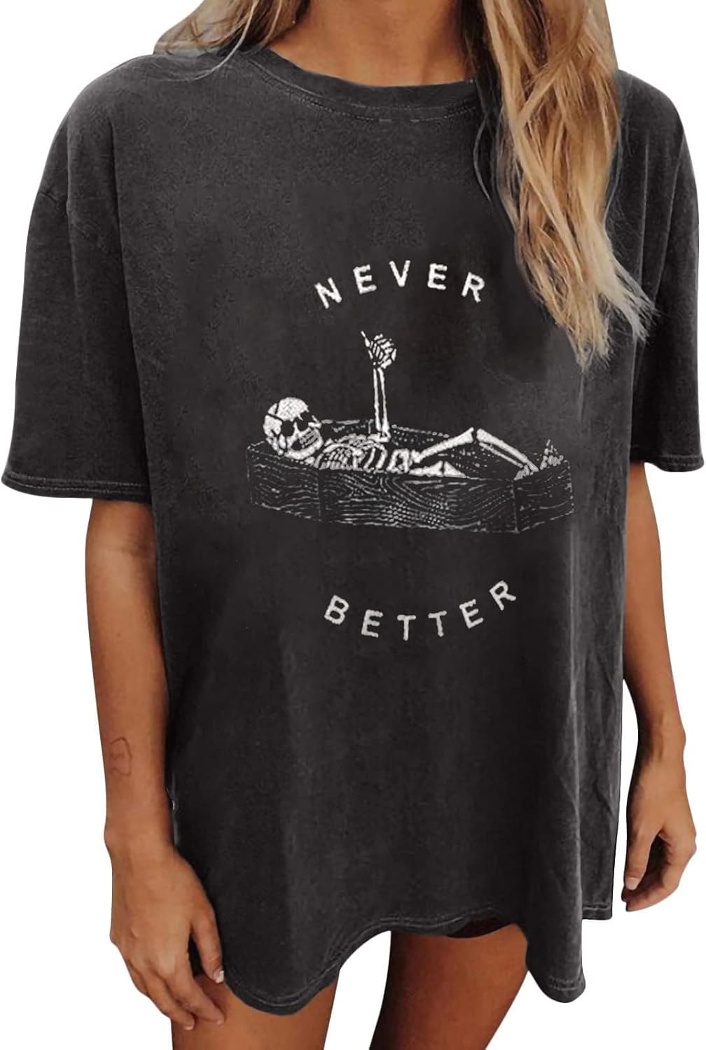 Oversized Tops for Women Short Sleeve Shirts Dressy Casual Plus Size Cute Graphic Tees Summer Loose Fit T-Shirts