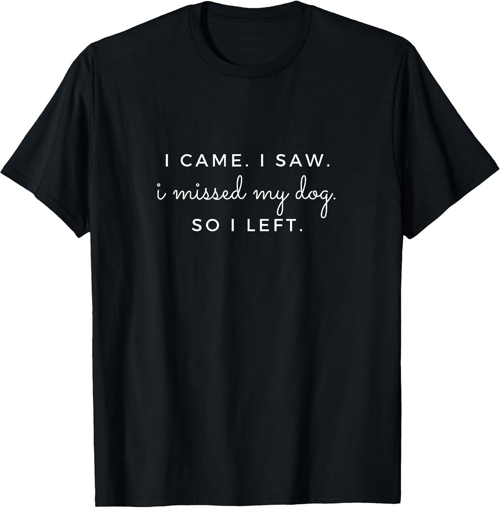 Funny Dog Lover Introvert Sarcasm for Adult Women Men T-Shirt