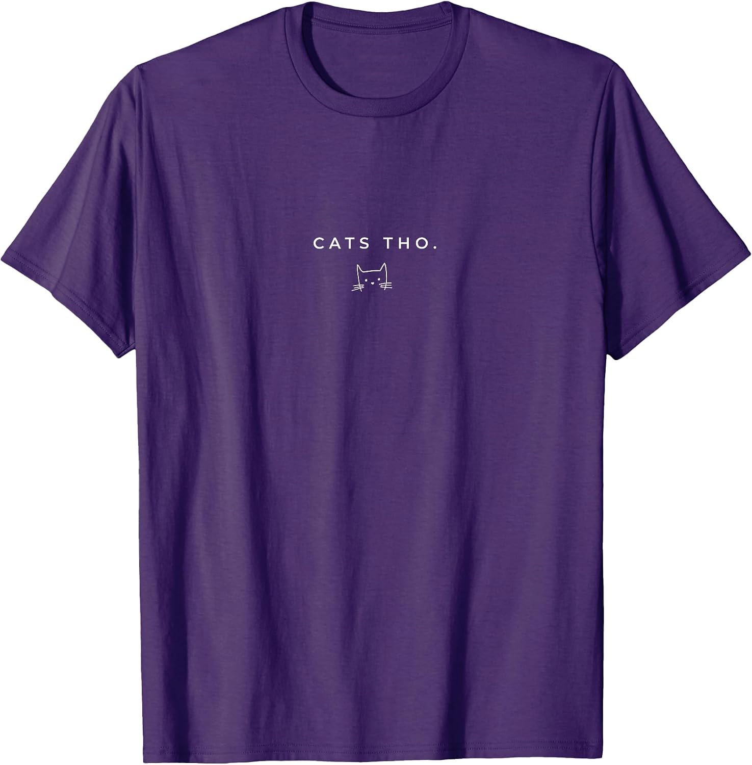 Cats THO Graphic Cat Lover Funny Cat Minimalist Subtle Cat T-Shirt