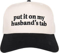 Tab Embroidered Trucker Hat for Women & Men - Vintage Two-Tone Snapback Baseball Cap - Trendy, Western Style Hat