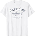 Vintage Cape Cod Souvenir Shark Retro Mens Women Boys Girls T-Shirt