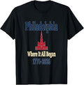 USA 250 Years Pennsylvania Philadelphia 1776 2026 Philadelph T-Shirt
