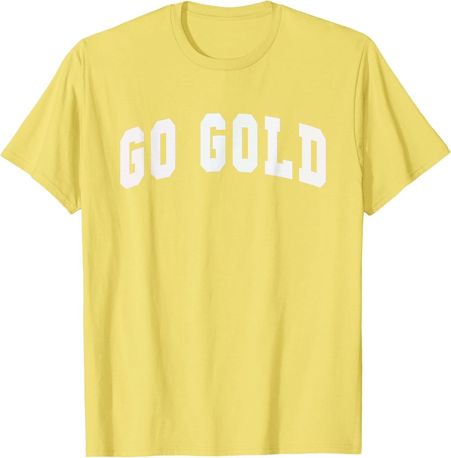 Retro Let's GO Gold Team Motivational War Game Spirit Week T-Shirt