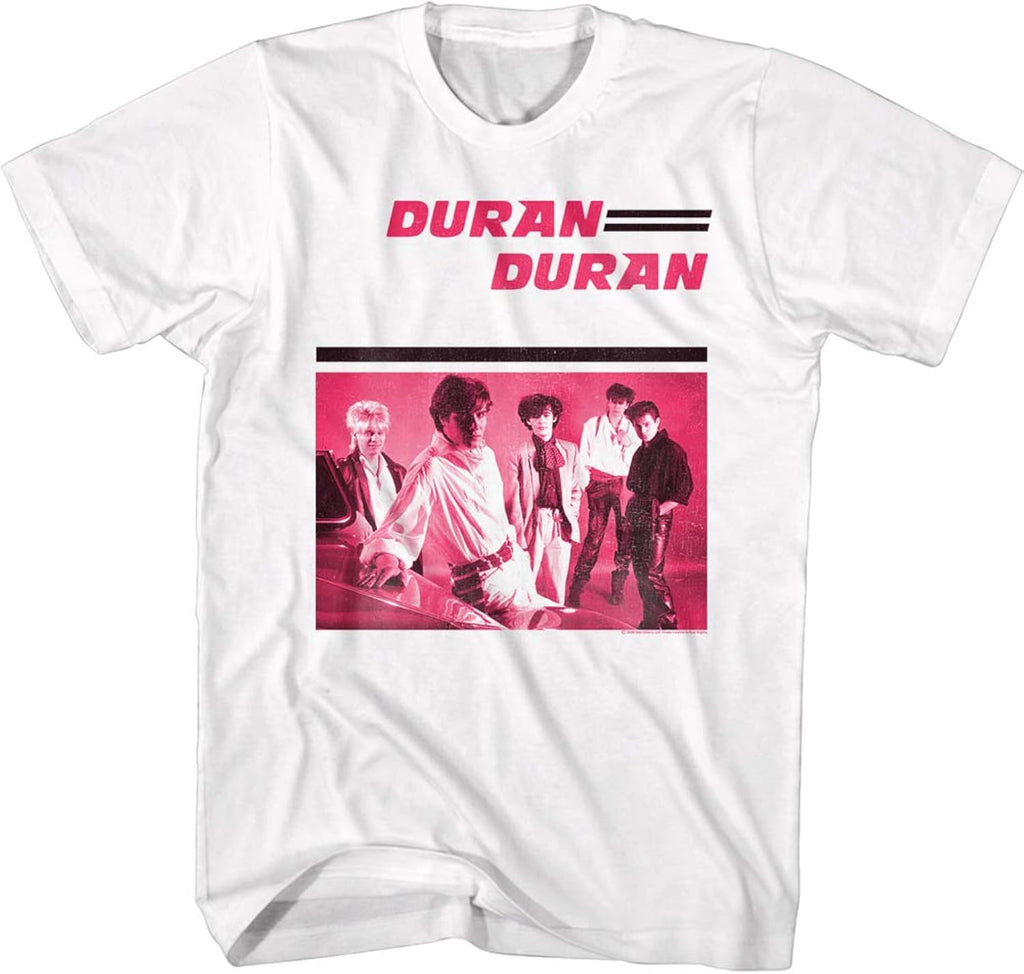 Duran Duran 80s Music Band Image Adult Short Sleeve T-Shirt Graphic Tee