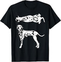 Dalmatian Dog Graphic Silhouette Spotted Dog Lover Men Women T-Shirt