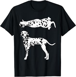 Dalmatian Dog Graphic Silhouette Spotted Dog Lover Men Women T-Shirt