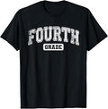 Fourth Grade Teacher First Day of 4th Grade Back to School T-Shirt