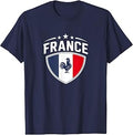 France Flag Shirts for Men Women Kids Patriotic France T-Shirt