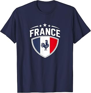 France Flag Shirts for Men Women Kids Patriotic France T-Shirt