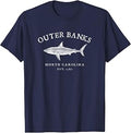 Outer Banks North Carolina Shark OBX Travel Souvenir T-Shirt