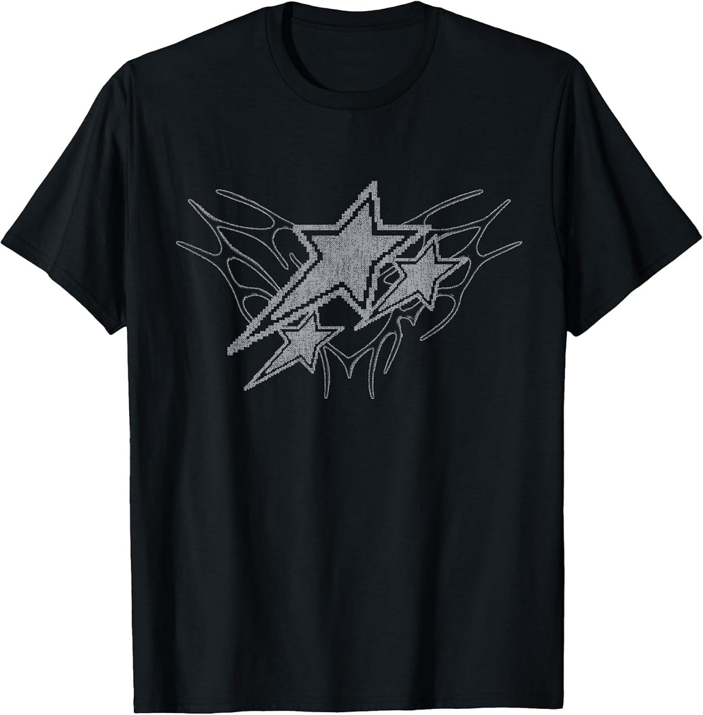 Y2k Stars 2000s Tattoo Vintage Grunge Graphic T-Shirt