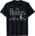Abbey Road Greyscale Album Cover T-Shirt
