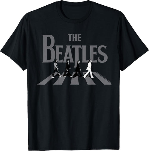 Abbey Road Greyscale Album Cover T-Shirt