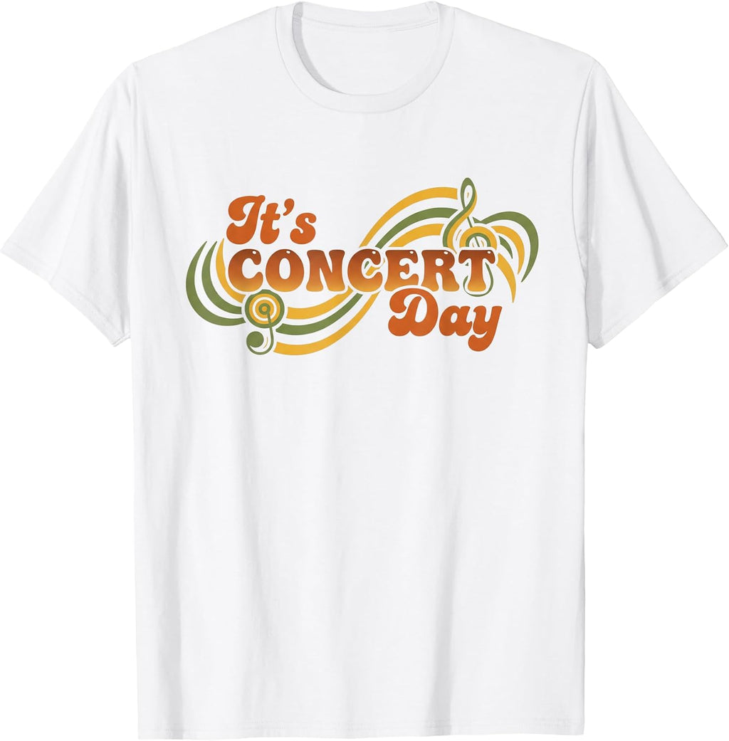Retro Concert Day Music Lover Band Festival Design T-Shirt