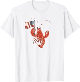 USA Flag Lobster T-Shirt