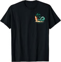 (2 Sided) Even The Wind and Waves Obey Him Christian Surfing T-Shirt