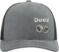 Deez Embroidered Premium Quality Adjustable Hat, Funny Trucker Cap, Breathable Mesh Design Gift for Men Women