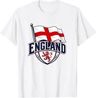 England Shirt with English Flag Outfit for Men Women Kids T-Shirt