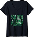 Women's Saudi Arabia V-Neck T-Shirt