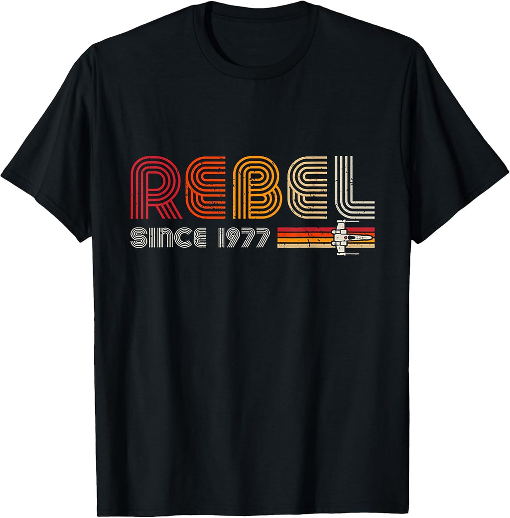 Rebel Since 1977 Retro Vintage T-Shirt