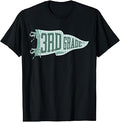 Third Grade Back to School Pennant Flag 3rd Grade Teacher T-Shirt
