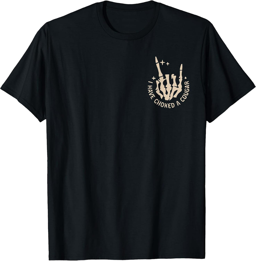 Retro Never Killed A Mountain Lion But I've Choked A Cougar T-Shirt