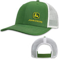 Green White Mesh Moline 112 Fit Cap Embroidered Side Logo Hat