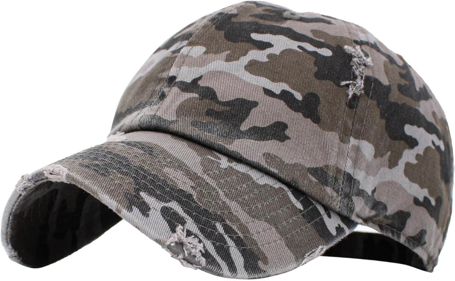 Vintage Washed Distressed Cotton Dad Hat Baseball Cap Adjustable Polo Trucker Unisex Style Headwear