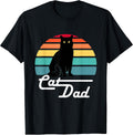 Cat Dad - Vintage Style Cat Lover Gift T-Shirt