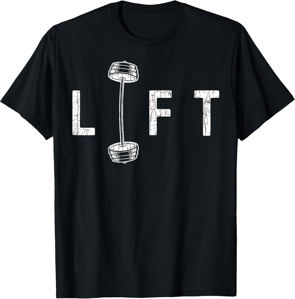 Lift Funny Gym Inspiring Motivational Graphic T-Shirt