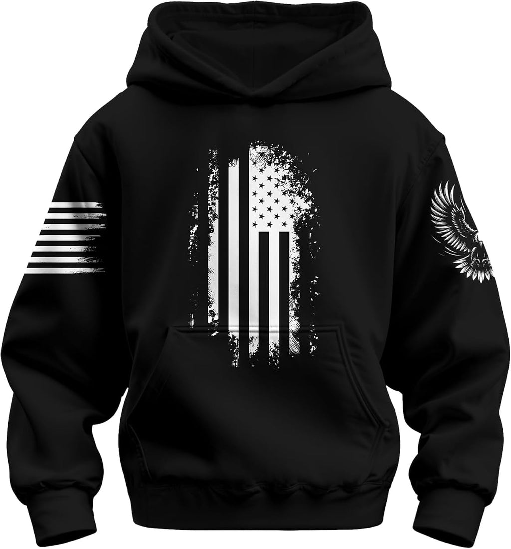 3D Print Hoodies for Teen Boys Kids, Graphic Printed Sweatshirt Pullover, 6-16 Years, with Pockets