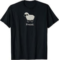 Found Minimalist Sheep Christian Psalm 23 Lamb Christian T-Shirt