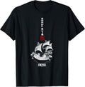 Anime Vertical Kanji Thousand Sunny Pirate Ship T-Shirt