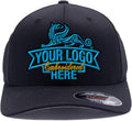 Custom Embroidered Flex Fitted Baseball hat. Flex Fitted Baseball 6277/6477 Baseball Cap. Place Your Own Logo or Design