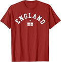 Retro Vintage England Women Men Kids English Flag T-Shirt