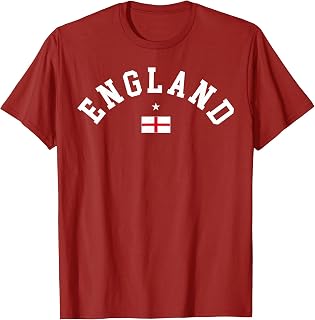Retro Vintage England Women Men Kids English Flag T-Shirt